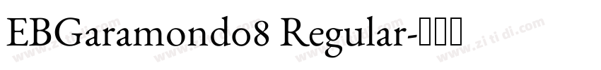 EBGaramond08 Regular字体转换